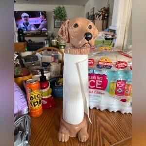 Dog Shaped Paper Towel Holder
